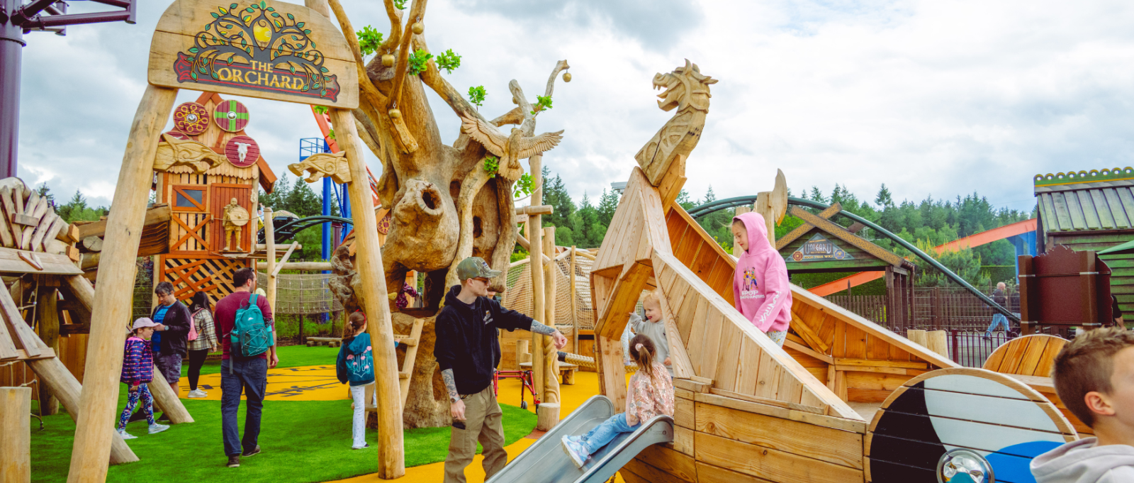 Play area at Paultons Park